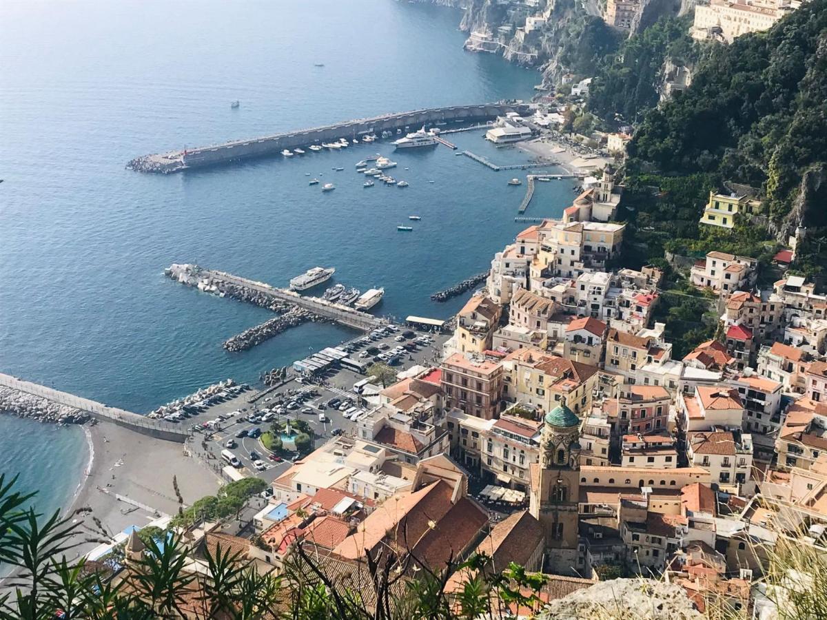 Amalfi Sea View Villa Scala Exterior foto