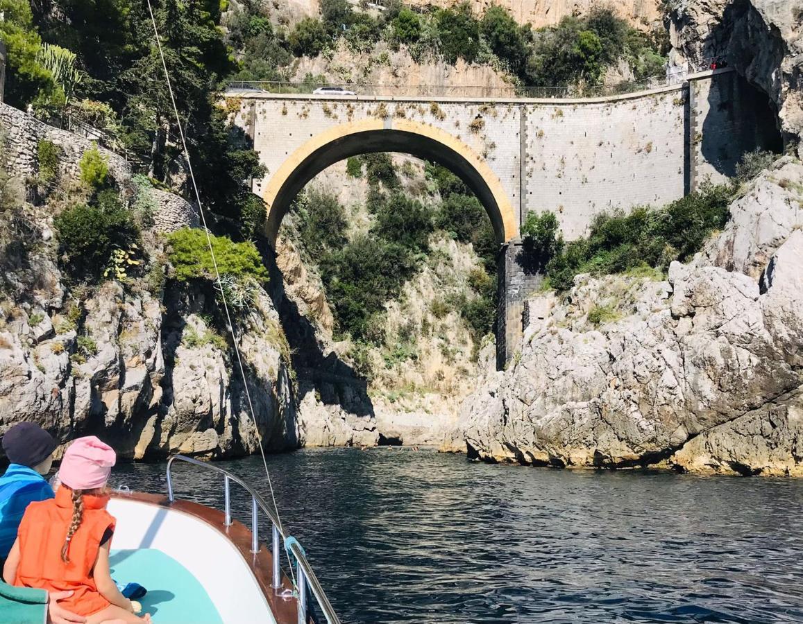 Amalfi Sea View Villa Scala Exterior foto