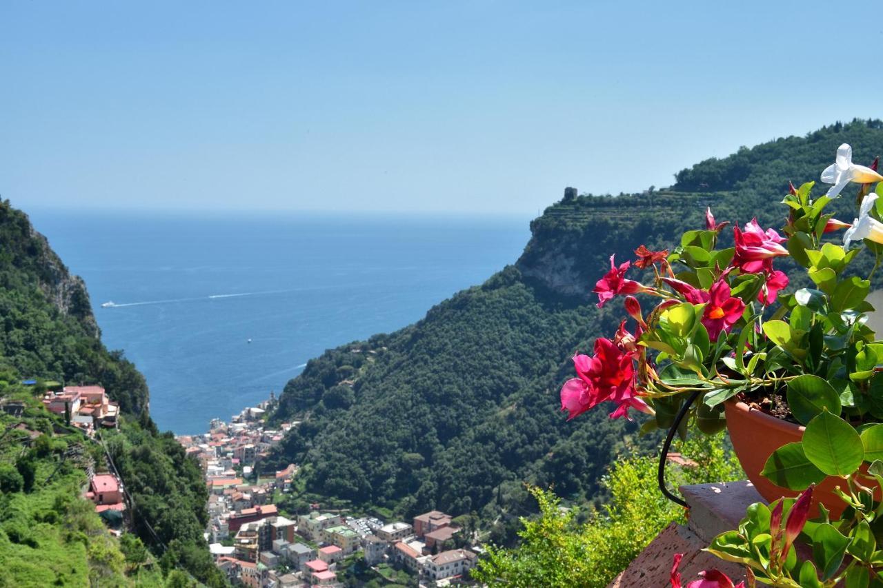 Amalfi Sea View Villa Scala Exterior foto